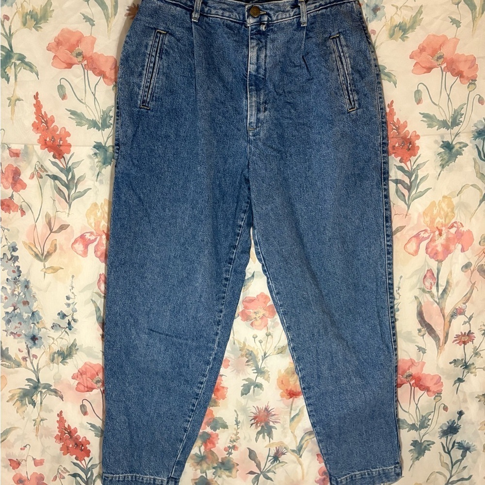 Vintage Dockers Women's High Rise Jeans - Blue